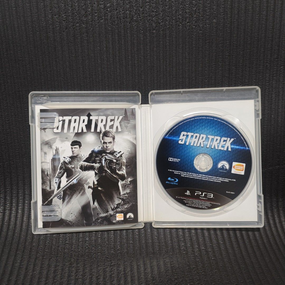 Star Trek PS3 Game R3 Preloved Cib (Category: PlayStation) located in Quezon City. Submitted by shopme_gadget30 (Listing ID 1470317935, Image 2). Description: kindly read the details first for sale fixed price mint condition tested and working with Case and disc game (no scratches) with Manual compatible to ps3 console R3 Region qc area meet up: sm north shipping fee must shoulder by the buyer via lalamove or grab payment: bdo/gcash happy gaming 