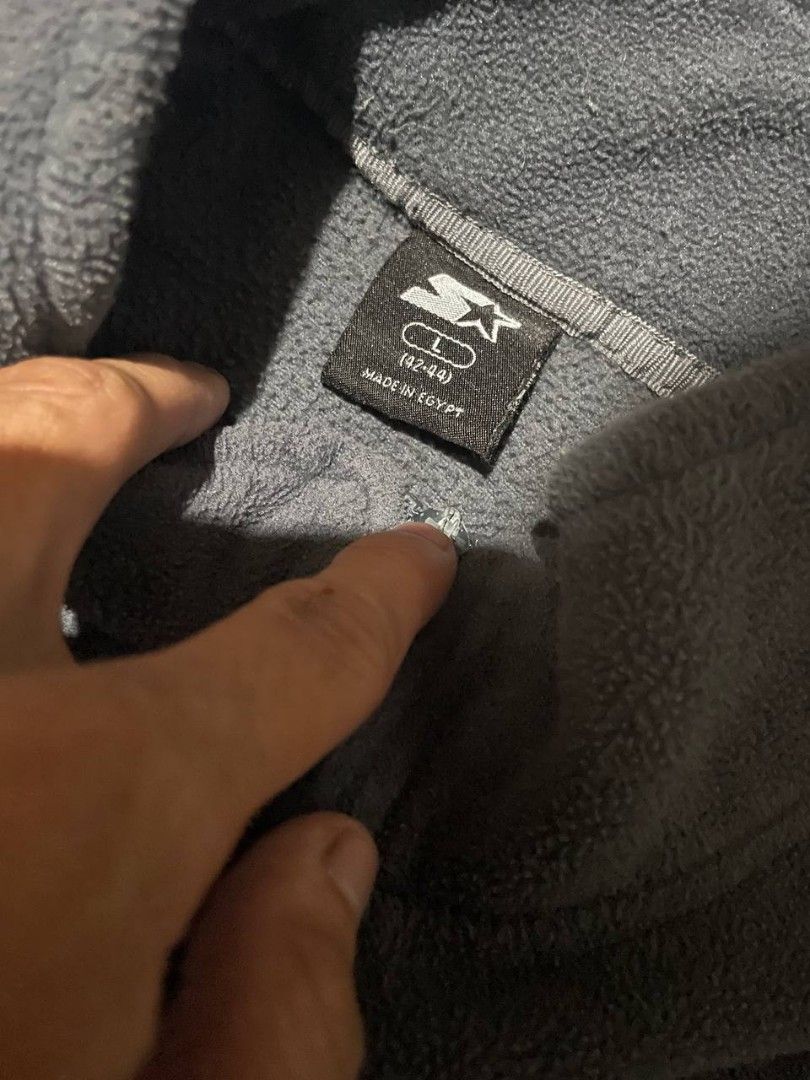 STARTER WINDBREAKER FLEECE (Category: Activewear) located in Manila. Submitted by garmentsreseller (Listing ID 1470298003, Image 3). Description: SIZE – XL LENGTH – 23 WIDTH – 28.