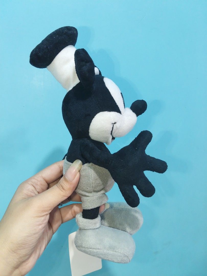 Steamboat Willie Mickey Mouse plush (Category: Plushies & Soft Toys) located in San Marcelino. Submitted by cmplushies (Listing ID 1470208399, Image 2). Description: .