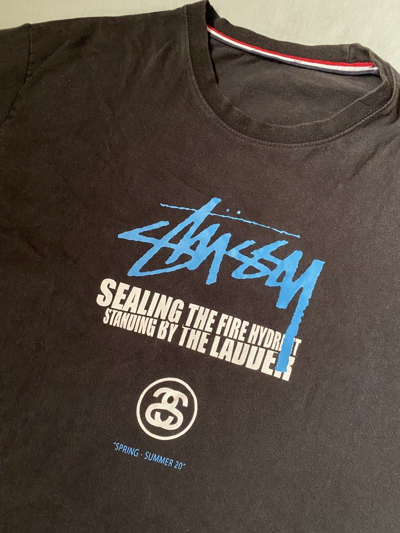 stussy oversized (Category: Shirts) located in Davao. Submitted by _closets.archive (Listing ID 1470330494, Image 2). Description: stussy oversized | s-l | dm for when worn ₱100 📍davao city .