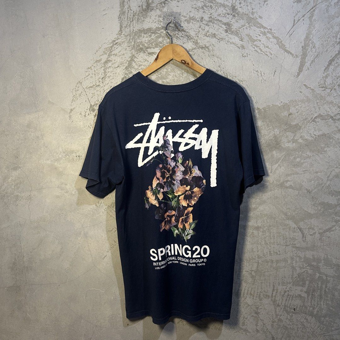 Stussy Spring T-shirt (Category: Tshirts & Polo Shirts ) located in Quezon, Isabela. Submitted by guzzy.archive (Listing ID 1470270598, Image 1). Description: OFF / LEGIT ISSUE : ONE HAIRLINE ONLY IN FRONT EXCELLENT CONDITION SIZE MEDIUM COLOR RATE: 9.5/10 (DARK BLUE) DIMENSIONS - WIDTH 20 / LENGTH 27 550 + SF LOC: LUZON, ISABELA.