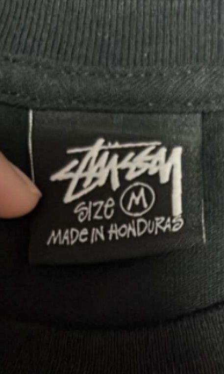 Stussy Tribe Stack Tee (Category: Tshirts & Polo Shirts ) located in Quezon. Submitted by thrift.4301 (Listing ID 1470338504, Image 3). Description: Stussy Tribe Stack Tee Excellent condition Size M (L27/W21) No Hairline Cracks ₱2500.