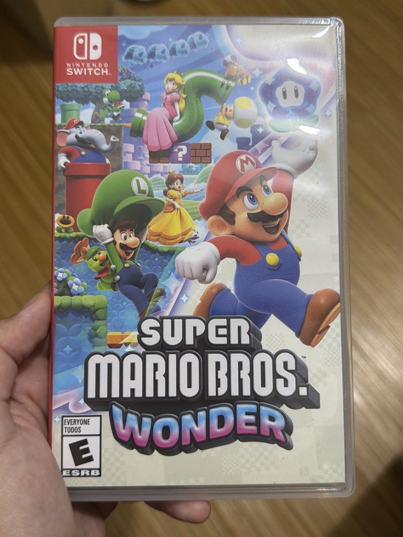 Super Mario Bros. Wonder Nintendo Switch Game (Category: Nintendo) located in Taguig. Submitted by brgirrrl (Listing ID 1470150664, Image 1). Description: - Game: Super Mario Bros. Wonder (Nintendo Switch).