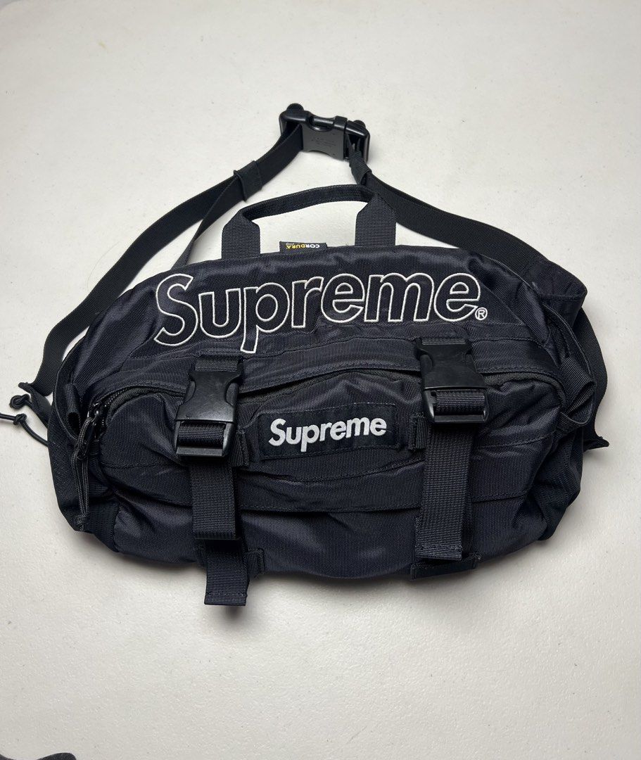 Supreme FW19 Waistbag (Category: Luxury Bags & Wallets) located in General Trias. Submitted by luxfinds2019 (Listing ID 1470167081, Image 1). Description: Supreme Fw19 waistbag 2700 shipped Authentic 💯 No issue Maganda Loc laguna Slight negotiable Pm.
