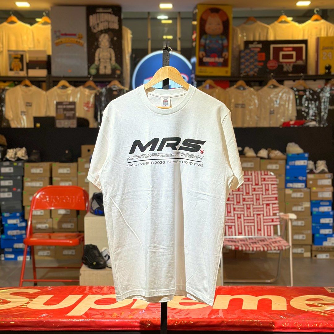 Supreme FW26 Martine Rose Now Tee White (Category: Tshirts & Polo Shirts ) located in Quezon City. Submitted by inside_plug (Listing ID 1470172061, Image 1). Description: For Sale Supreme FW26 Martine Rose Now Tee White - Medium Brandnew Dm us to purchase .