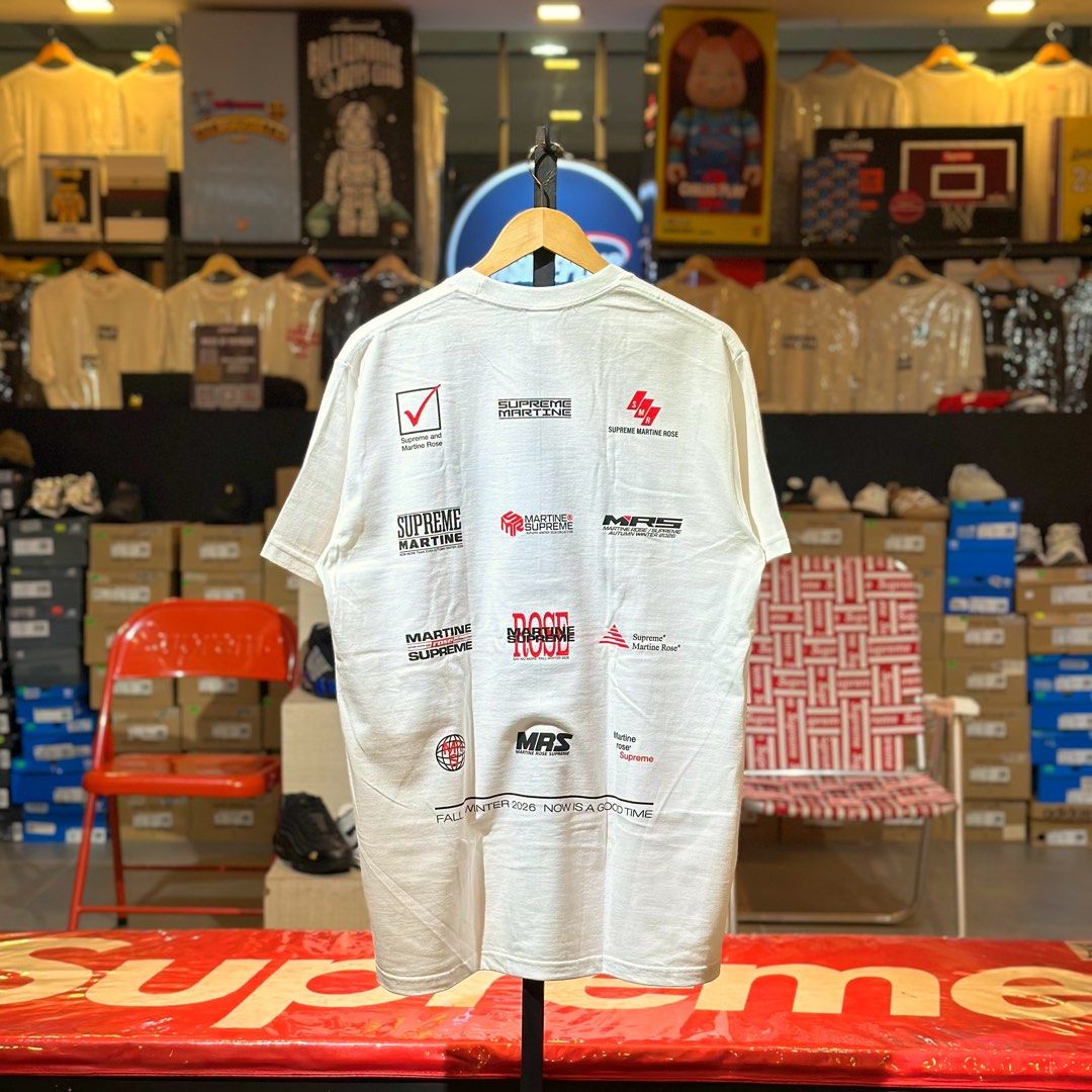 Supreme FW26 Martine Rose Now Tee White (Category: Tshirts & Polo Shirts ) located in Quezon City. Submitted by inside_plug (Listing ID 1470172061, Image 2). Description: For Sale Supreme FW26 Martine Rose Now Tee White - Medium Brandnew Dm us to purchase .