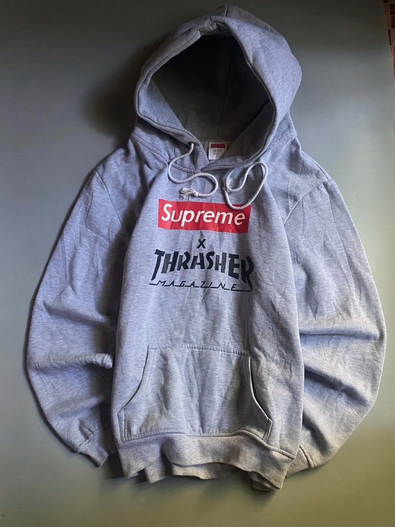 Supreme X Thrasher Skate Hoodie (Category: Coats, Jackets and Outerwear) located in Angeles City. Submitted by ian.thrift_ph (Listing ID 1470179648, Image 1). Description: 22/26 Medium to Large Heavy Material lints Need wash good for psg.