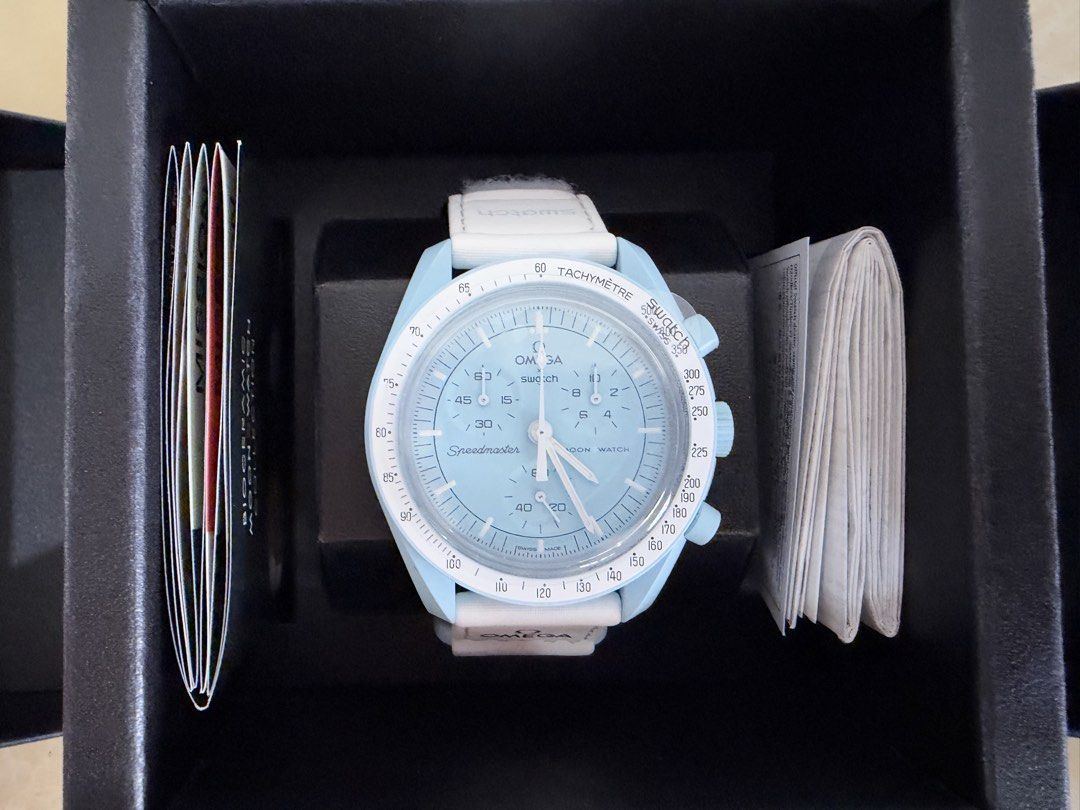 Oswatch Omega Swatch x Omega Bioceramic MoonSwatch Mission to Uranus, Luxury, Watches ...