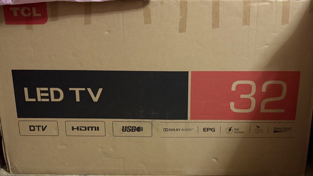 TCL LED TV NEW ( 32 inch) (Category: TV) located in Virac. Submitted by cams_2601 (Listing ID 1470291792, Image 1). Description: 📩 DM ME TO NEGOTIATE THE PRICE AND FOR MORE DETAILS .