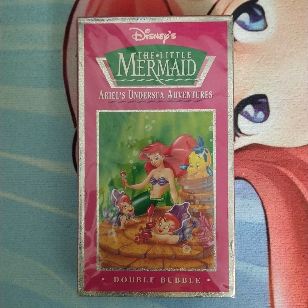 The Little Mermaid Ariel's Undersea Adventures VCR/VHS Cassette Tape ...