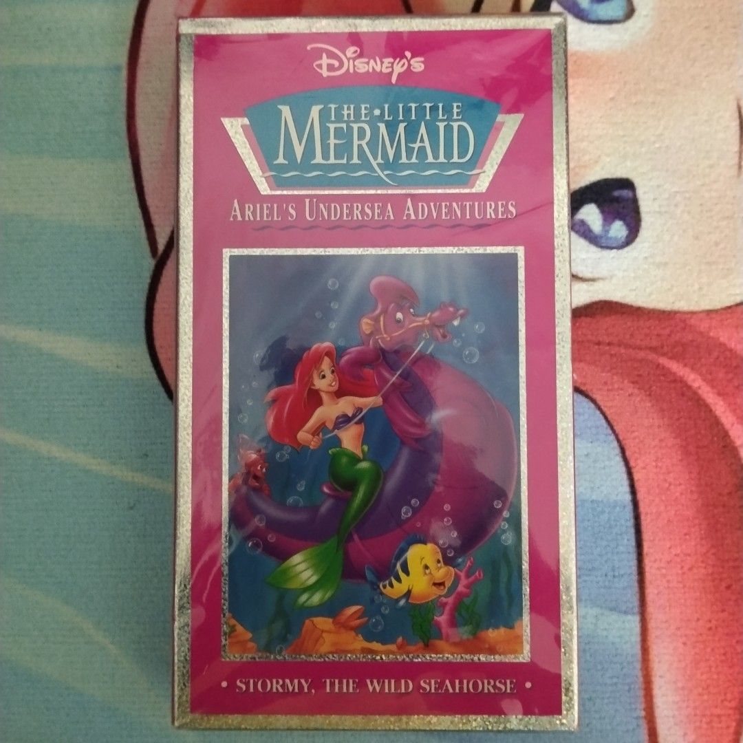 The Little Mermaid Ariel's Undersea Adventures VCR/VHS Cassette Tape ...