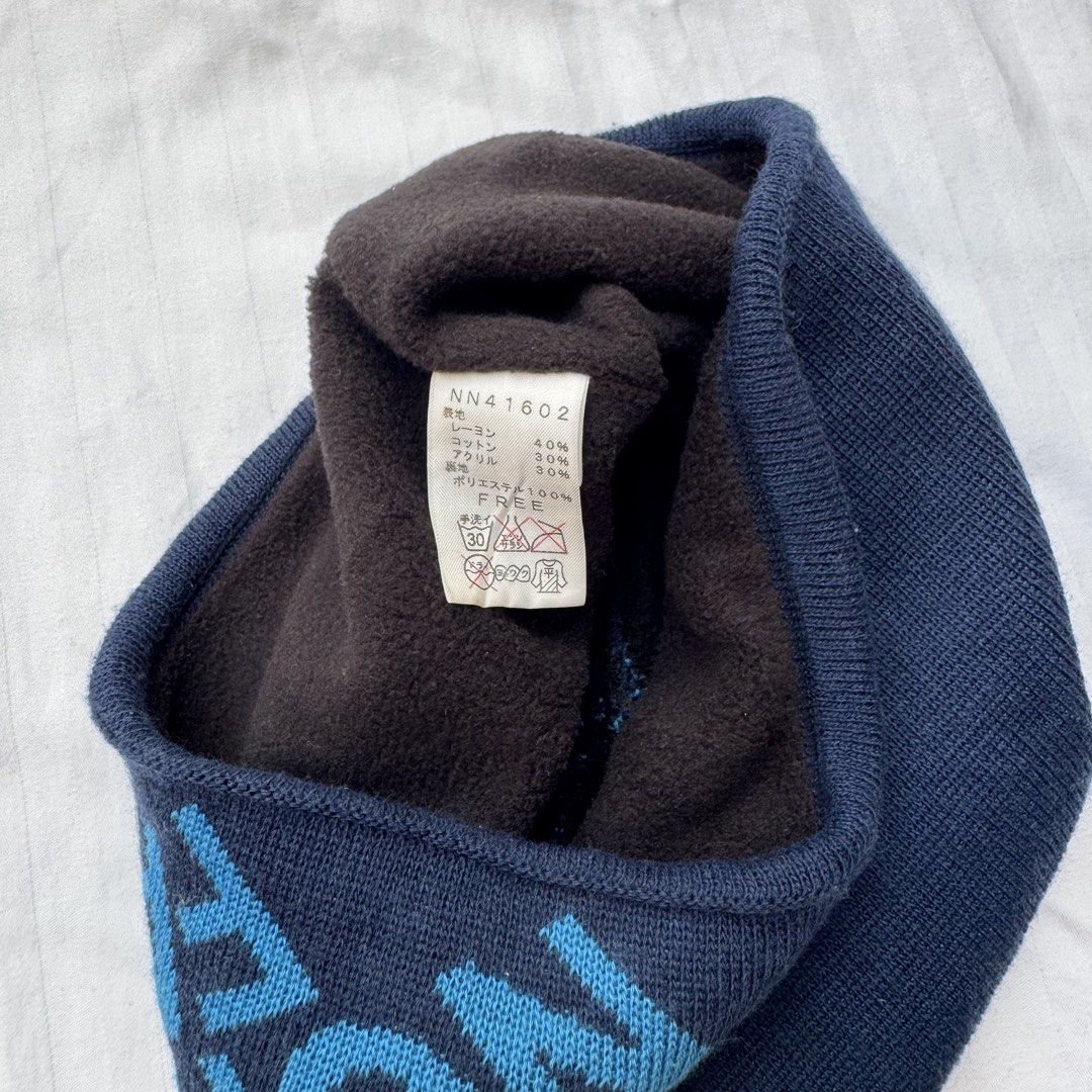 THE NORTH FACE (Category: Beanies) located in Pasig City. Submitted by jaaard (Listing ID 1470320783, Image 2). Description: Tnf beanie Small pinhole issue see last pic Pm me.