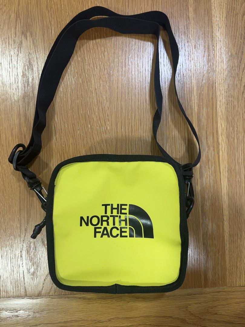 The North Face Neon Yellow Crossbody Bag, Men's Fashion, Bags, Sling ...