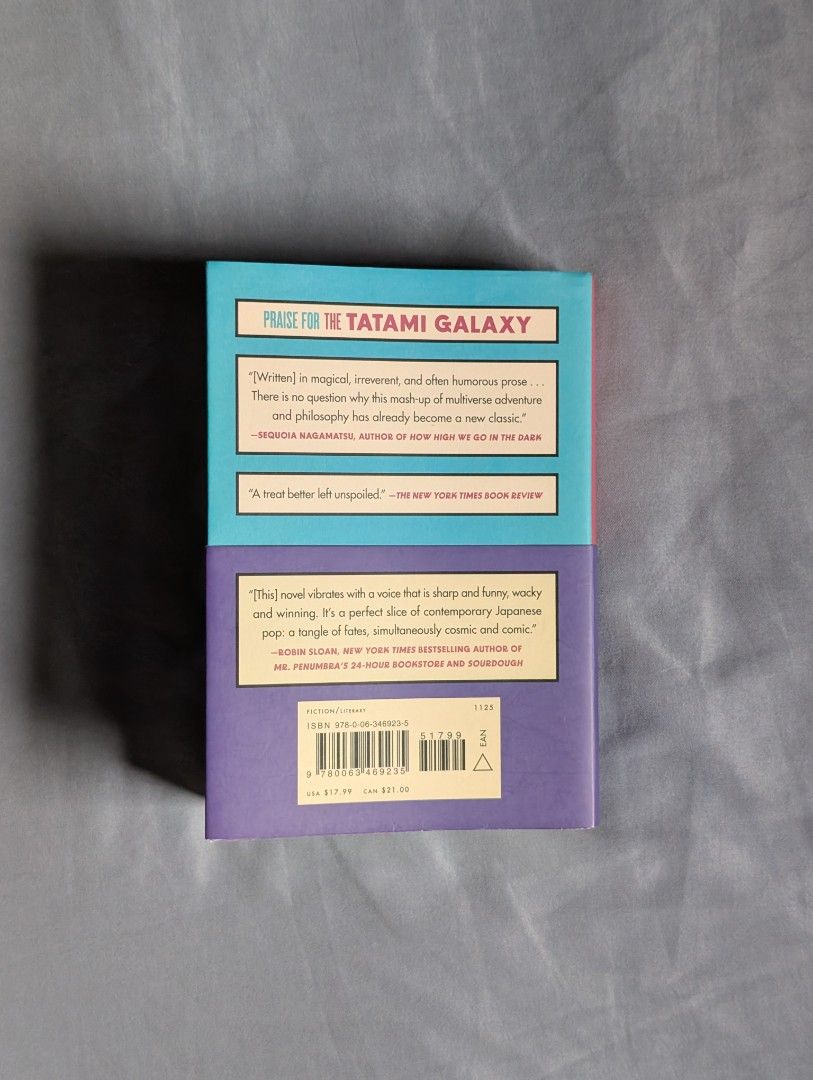 The Tatami Galaxy (Nomad Editions) (Category: Storybooks) located in Quezon City. Submitted by migs316 (Listing ID 1470208905, Image 2). Description: Author: Tomihiko Morimi Condition: 9.5/10 (bought bnew; only read once).