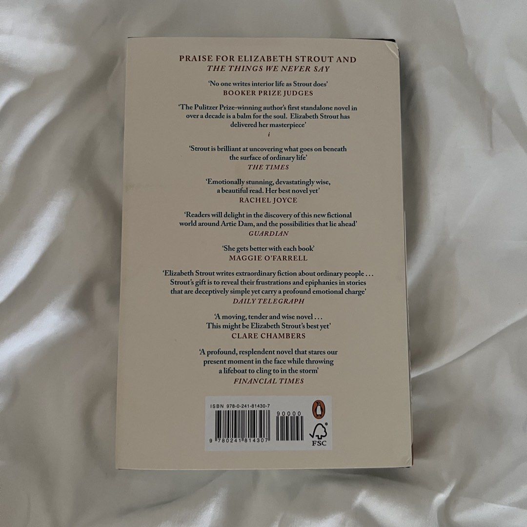 The Things We Never Say by Elizabeth Strout (Category: Storybooks) located in Santa Rosa. Submitted by afterallbooks.ph (Listing ID 1470182830, Image 3). Description: Hardback Shipping via J&T Payment via Gcash.