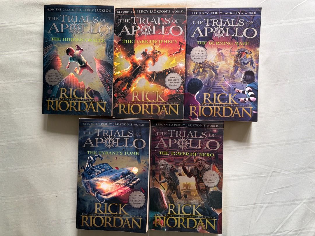 The Trials of Apollo Book Set (Rick Riordan), Hobbies & Lifestyle ...