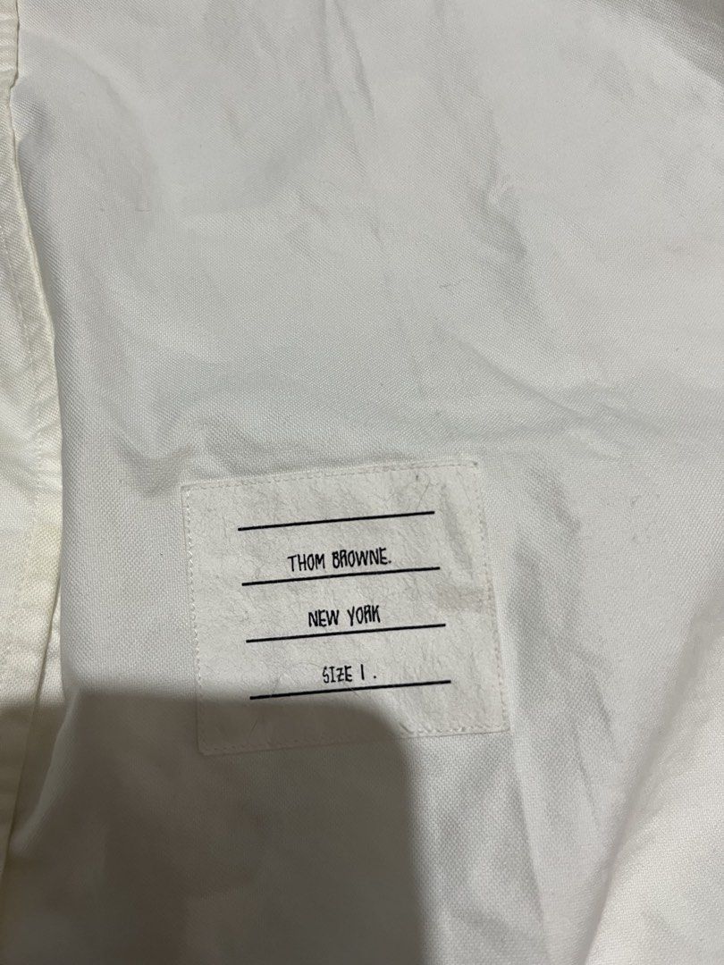 THOM BROWNE Oxford (Category: Tshirts & Polo Shirts ) located in Davao. Submitted by rel18 (Listing ID 1470299015, Image 3). Description: THOM BROWN Oxford Good Condition Medium Dimes 20 x 28 Need Wash ( DIRT only) .