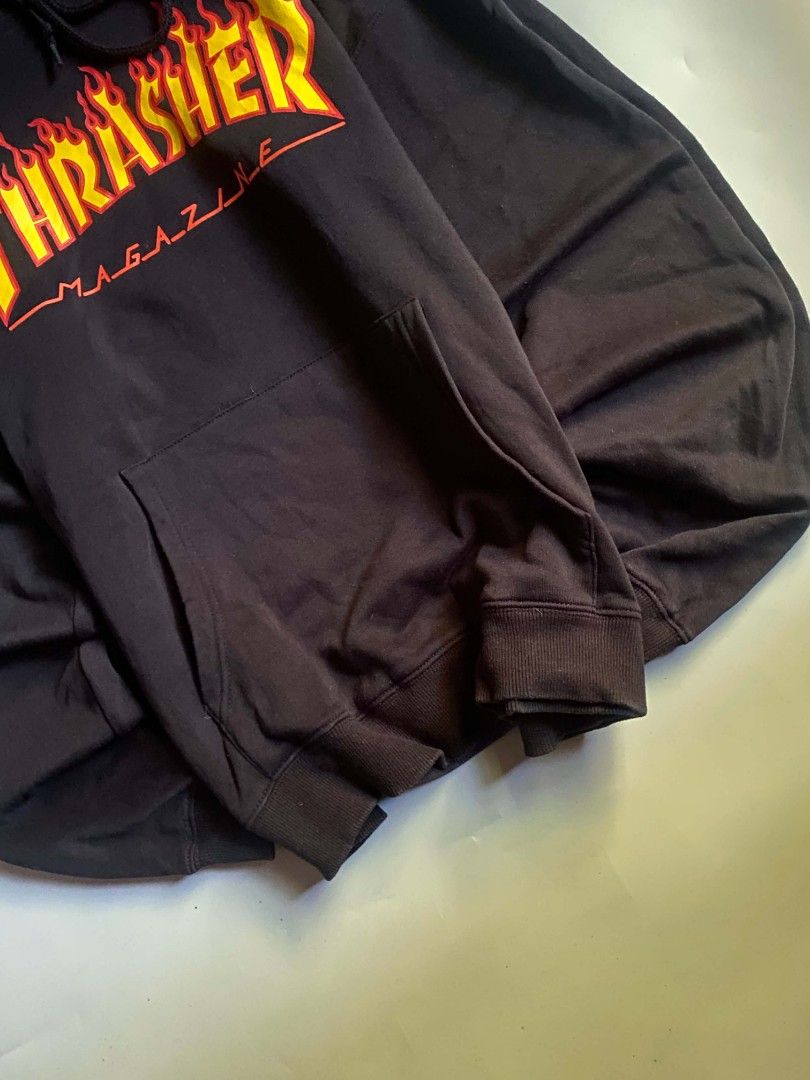 Thrasher Skate Hoodie (Category: Hoodies) located in Angeles City. Submitted by ian.thrift_ph (Listing ID 1470177434, Image 3). Description: W23 L26.5 Medium to Large Good Condition.