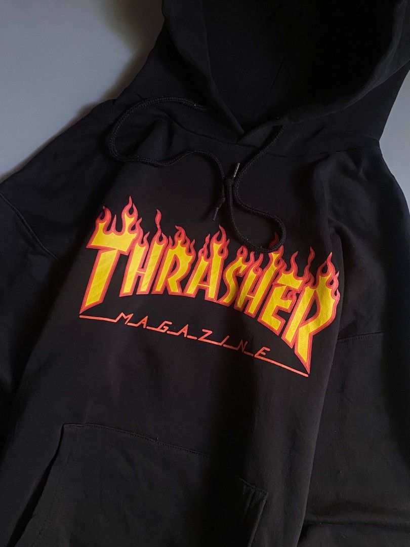 Thrasher Skate Hoodie (Category: Hoodies) located in Angeles City. Submitted by ian.thrift_ph (Listing ID 1470177434, Image 2). Description: W23 L26.5 Medium to Large Good Condition.