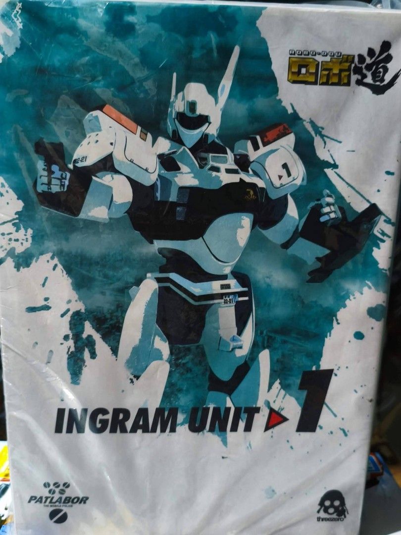 Threezero Robo-Dou Patlabor Ingram Unit 1 (Category: Figurines & Statues) located in Pasay City. Submitted by f32lex (Listing ID 1470192957, Image 1). Description: - Brand: Threezero (Robo-Dou Series) - Item: Patlabor Ingram Unit 1 Collectible Figure - Condition: MISB - Features: Highly articulated mech model with detailed sculpt and paintwork - Inclusions: Display stand, interchangeable hands, pilot figure, riot gun, stun baton, revolver, and al