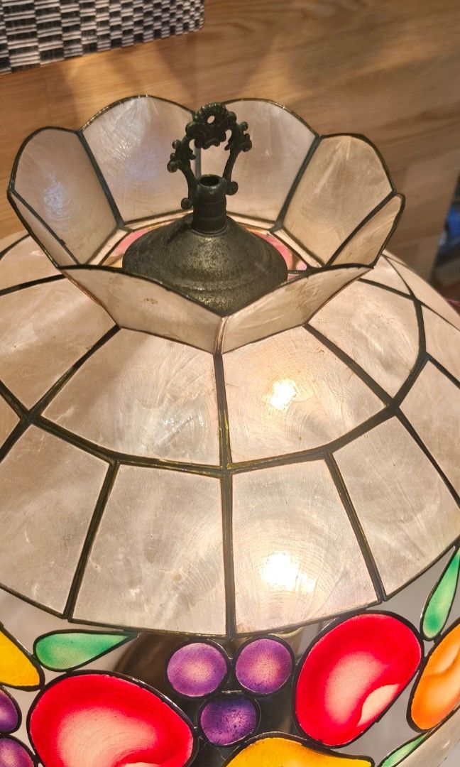 TIFFANY LAMP CAPIZ (Category: Lighting) located in Quezon City. Submitted by fuelinjector999 (Listing ID 1470347332, Image 2). Description: Tiffany Lamp Capiz type not the stained glass type Much valuable.