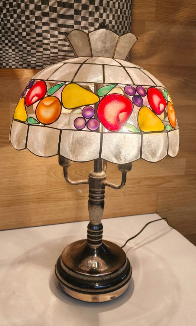 TIFFANY LAMP CAPIZ (Category: Lighting) located in Quezon City. Submitted by fuelinjector999 (Listing ID 1470347332, Image 1). Description: Tiffany Lamp Capiz type not the stained glass type Much valuable.