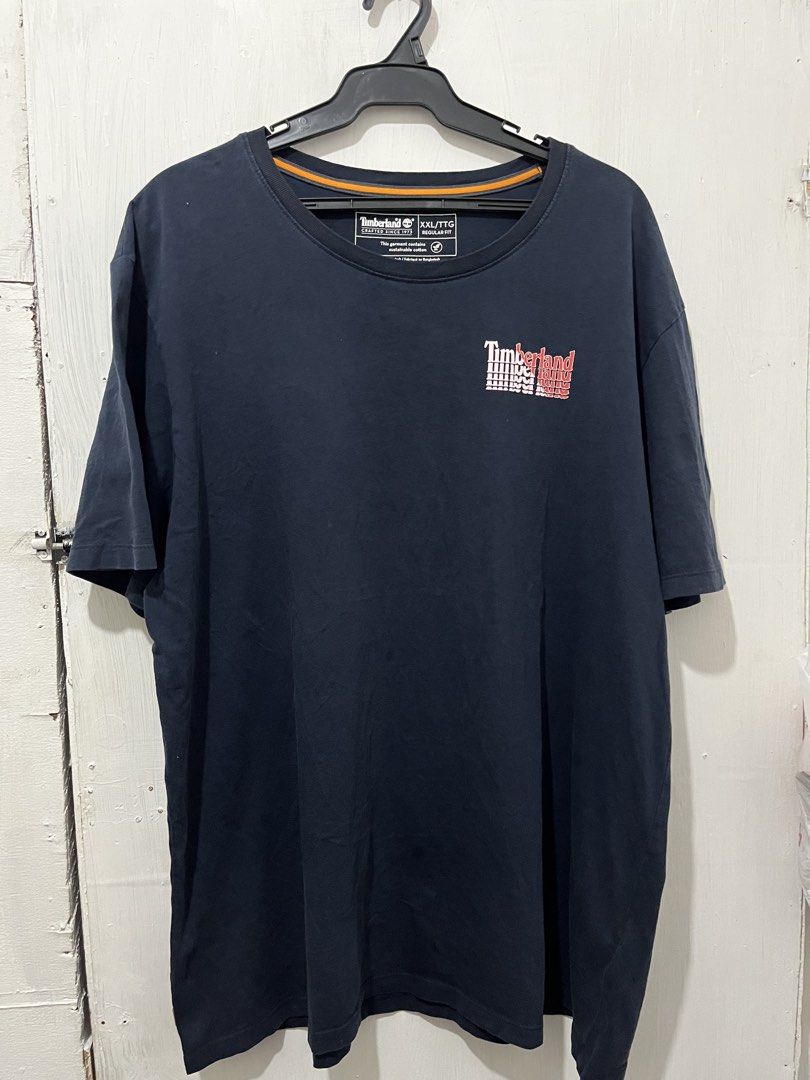 Timberland Graphic Tees BUNDLE DEAL: 2-for-1 (Category: Tshirts & Polo Shirts ) located in Manila. Submitted by becarria_thrift23 (Listing ID 1470250862, Image 1). Description: Get two original Timberland graphic tees for the price of one! Perfect for everyday casual wear, oversized fits, or street style Navy Timberland Graphic Tee JPG + 1 Size: XXL / Regular Fit JPG Details: Front tag logo & stacked back graphic print (“Established 1973 - Embrac