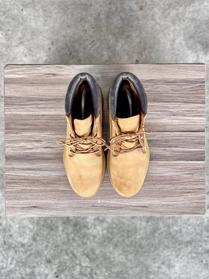 Timberland Premium Waterproof Chukka Boot - "Wheat/Wheat Nubuck" (Authentic) (Category: Boots) located in Manila. Submitted by wearvox (Listing ID 1470150729, Image 2). Description: Size: US 7.5 / EUR 41 Price: 1,700 plus sf honest issue: missing inner soul.