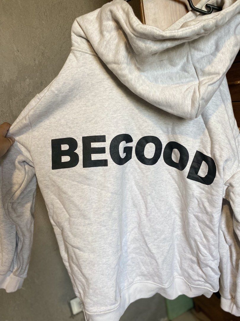 To be good Hoodie (Category: Hoodies) located in Manila. Submitted by dustindustin (Listing ID 1470297215, Image 2). Description: Light gray color size fits up to L pick up or lalamove only 📍Valenzuela.