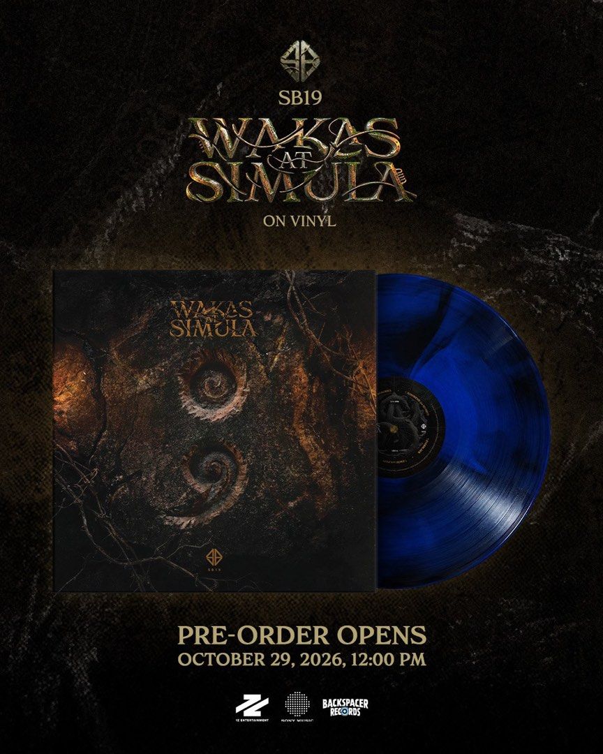 (secured) SB19 Wakas At Simula Vinyl Record (no pc) (Category: Vinyls) located in Manila. Submitted by nccollections (Listing ID 1470286115, Image 1). Description: [this item will be pre ordered from backspacer] Official SB19 Wakas At Simula Album on Vinyl - Will secure on pre order date - Inclusions: Tri-fold jacket, lyric photobook, sticker pack, art print (no random pc) - at least 50% dp or full payment so we can secure - price + sf (📍city of