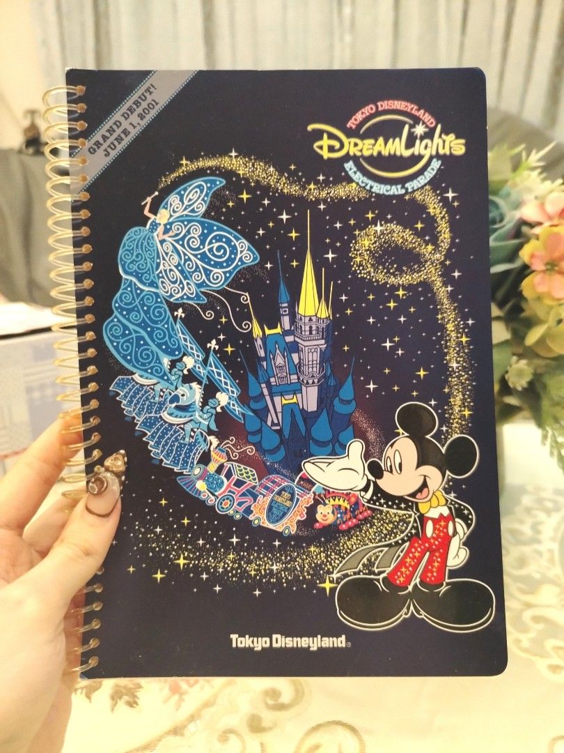 Tokyo Disney Dreamlights Electrical Parade Notebook (Category: Stationery & School Supplies) located in San Fernando. Submitted by jpmarketplace2023 (Listing ID 1470188278, Image 1). Description: 💚 All items are authentic from Japan. 💛 MOP: GCash (❌️ GCash Protect) 🩵 MOD: LBC only (❌️ S. Checkout, COD, COP) 💙 Meet-up: Vista Mall, San Fernando, Pampanga 💜 All items are on-hand. 🧡 First to pay gets the item first. ❤️ Breakable items are packe