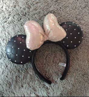 Tokyo Disney Resort Minnie Mouse Sequin Ears Headband, Women's Fashion ...