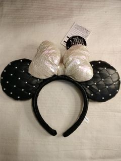 Tokyo Disney Resort Minnie Mouse Sequin Ears Headband, Women's Fashion ...
