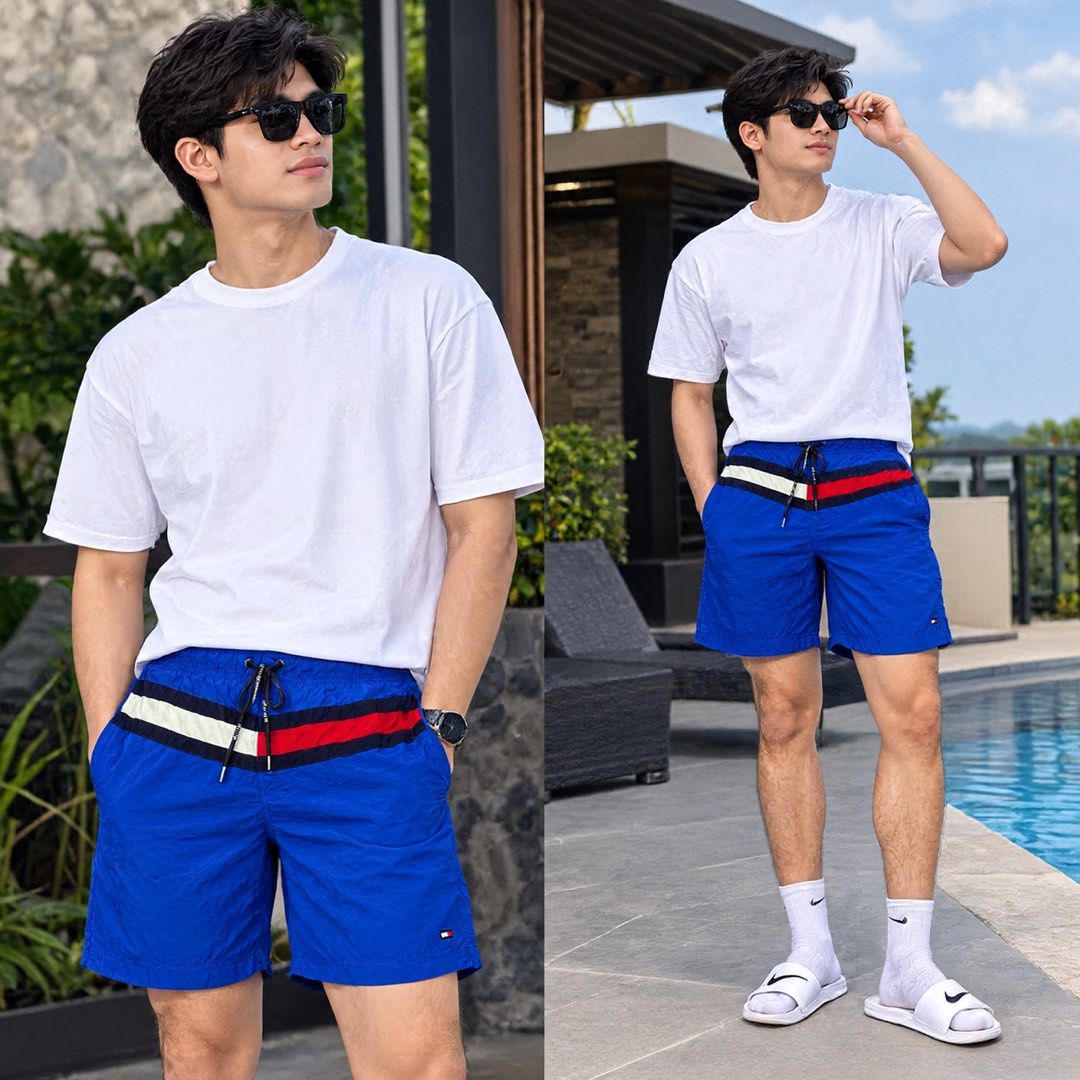 Tommy Hilfiger (Category: Shorts) located in Davao. Submitted by yanda.thrift (Listing ID 1470280903, Image 2). Description: waist 34-38 length 18 hem 12 free shipping.