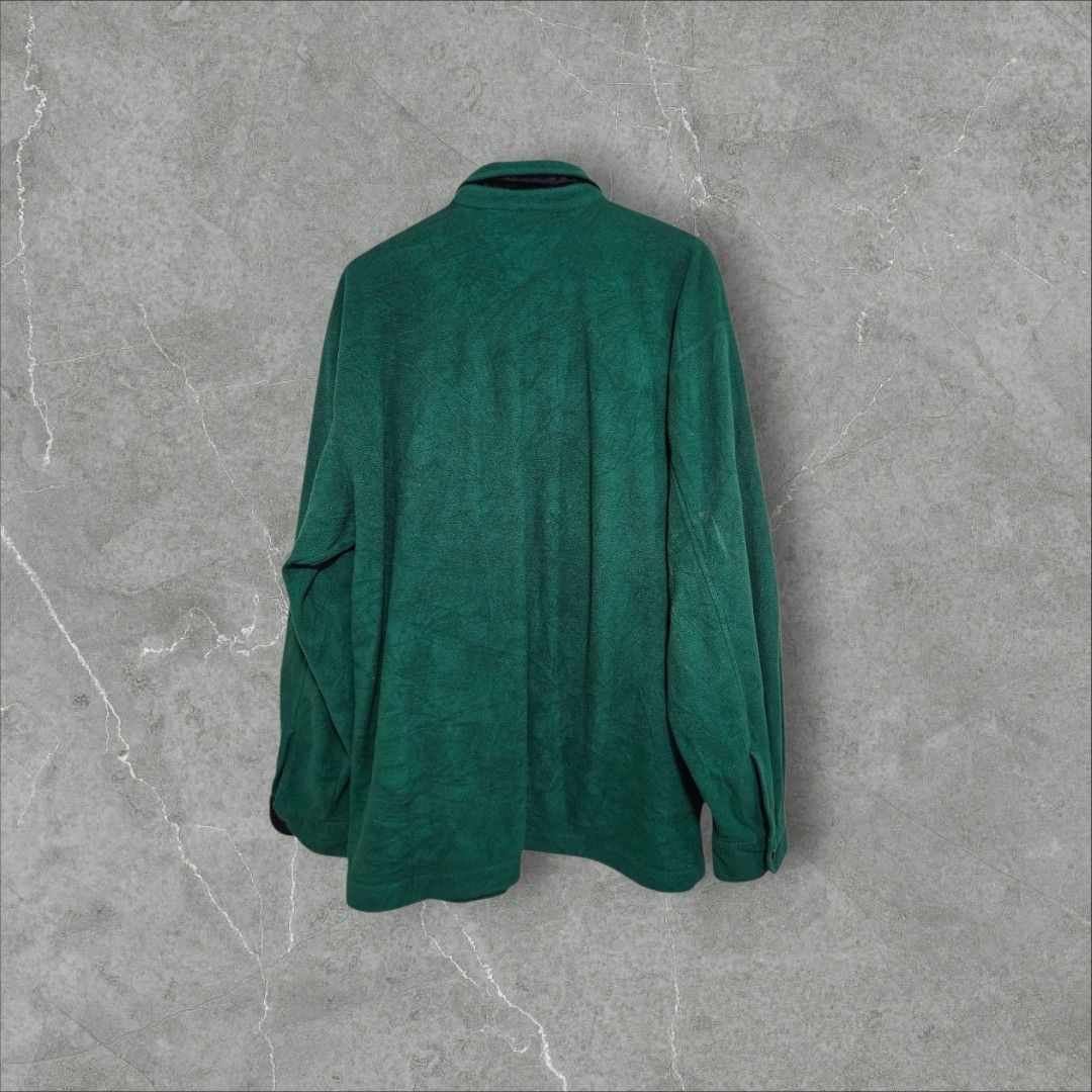 Tommy hilfiger fleece green chore jacket (Category: Coats, Jackets and Outerwear) located in Baguio. Submitted by fadexquisite (Listing ID 1470273124, Image 2). Description: Tommy hilfiger fleece green chore jacket Xlarge 31x24 Excellent condition 600 plus ship fee.