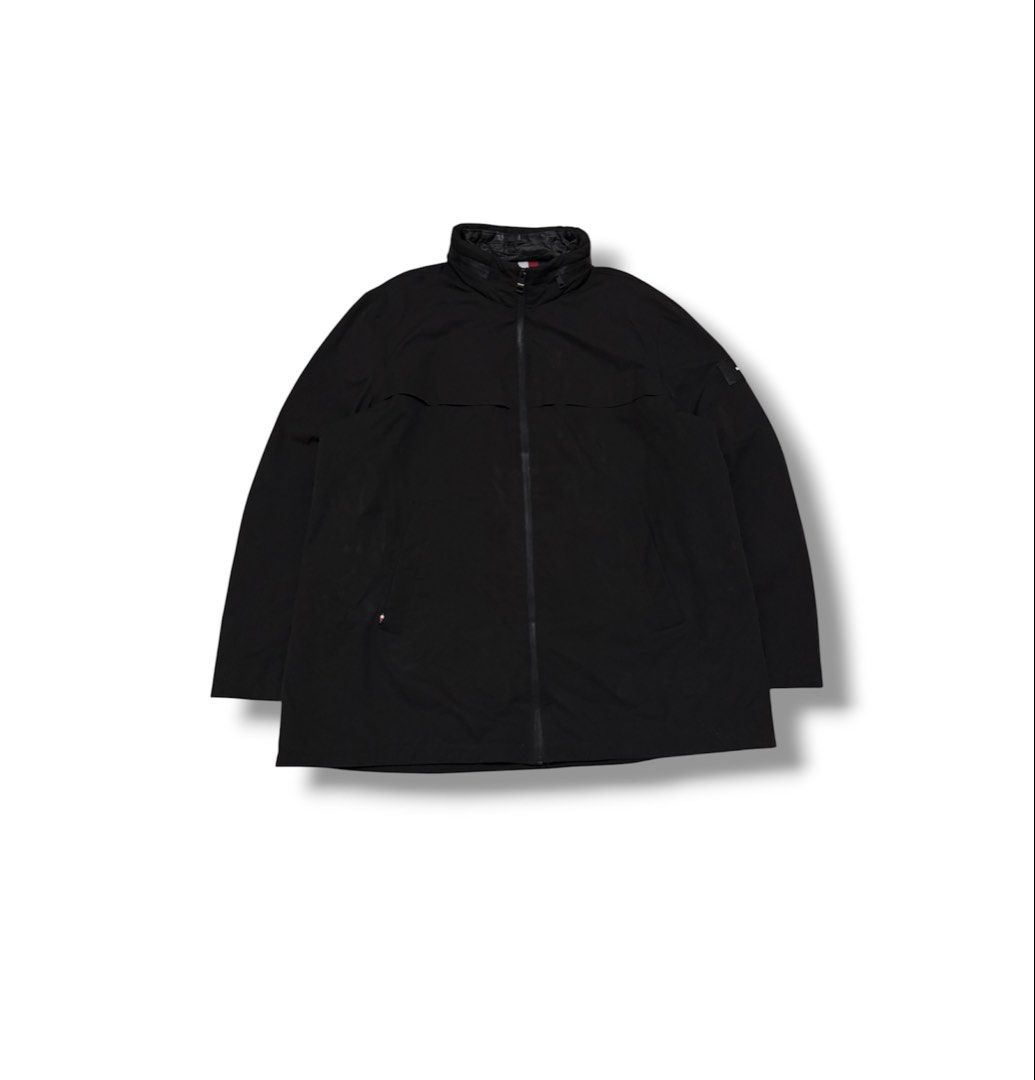 Tommy Hilfiger Packable Hooded Regatta Jacket (Category: Coats, Jackets and Outerwear) located in Bulacan. Submitted by sanjisthrift (Listing ID 1470317283, Image 1). Description: Size XL Width 25.5 Length 31.5 Very Good Condition 9/10 Need wash.