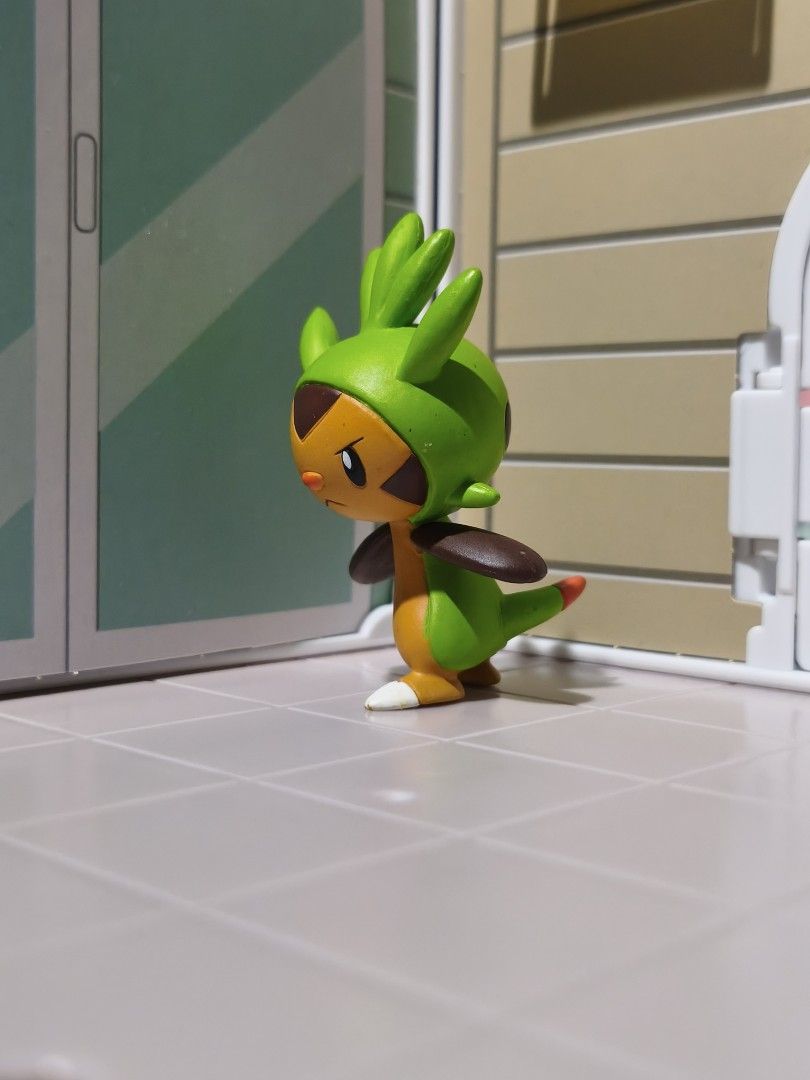 TOMY Pokemon Figure - Chespin (battle pose) (Category: Action & Battle Toys) located in Taguig. Submitted by lilrootshop (Listing ID 1470176557, Image 2). Description: ***Crossposted*** Price: 350 AUTHENTIC Pass sa lowballers! First to pay basis. No COD. For item reservation, a down payment of 50% or 100 pesos (whichever is less) is required. Down payment is non-refundable. One month reservation only. Location: Taguig (near BGC) MOP: GCash / Maya