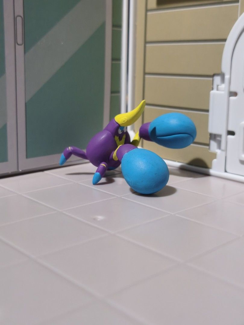 TOMY Pokemon Figure - Crabrawler (Category: Action & Battle Toys) located in Taguig. Submitted by lilrootshop (Listing ID 1470177164, Image 3). Description: ***Crossposted*** Price: 500 AUTHENTIC Pass sa lowballers! First to pay basis. No COD. For item reservation, a down payment of 50% or 100 pesos (whichever is less) is required. Down payment is non-refundable. One month reservation only. Location: Taguig (near BGC) MOP: GCash / Maya / GoTyme /