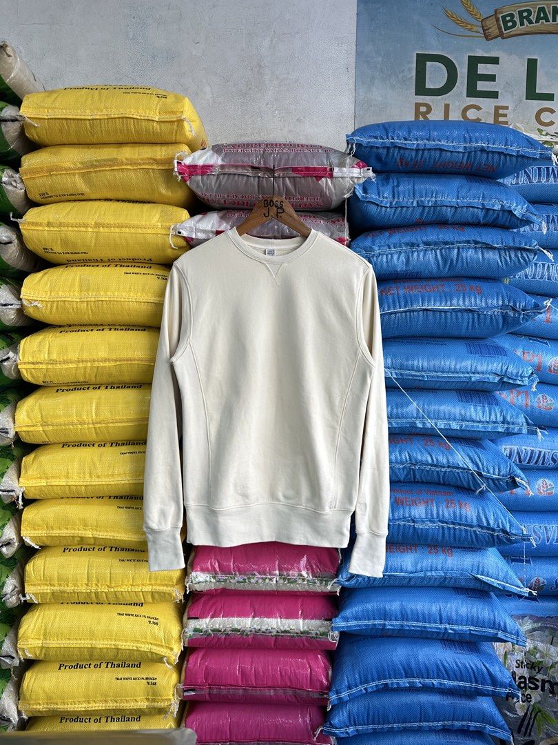 TOTEME Crewneck Sweatshirt (Category: Coats, Jackets and Outerwear) located in Baliuag. Submitted by thrift.king.ph (Listing ID 1470164467, Image 1). Description: TOTEME Crewneck Sweatshirt In good condition Minimal ink stain need deep wash W 19 L 27 .