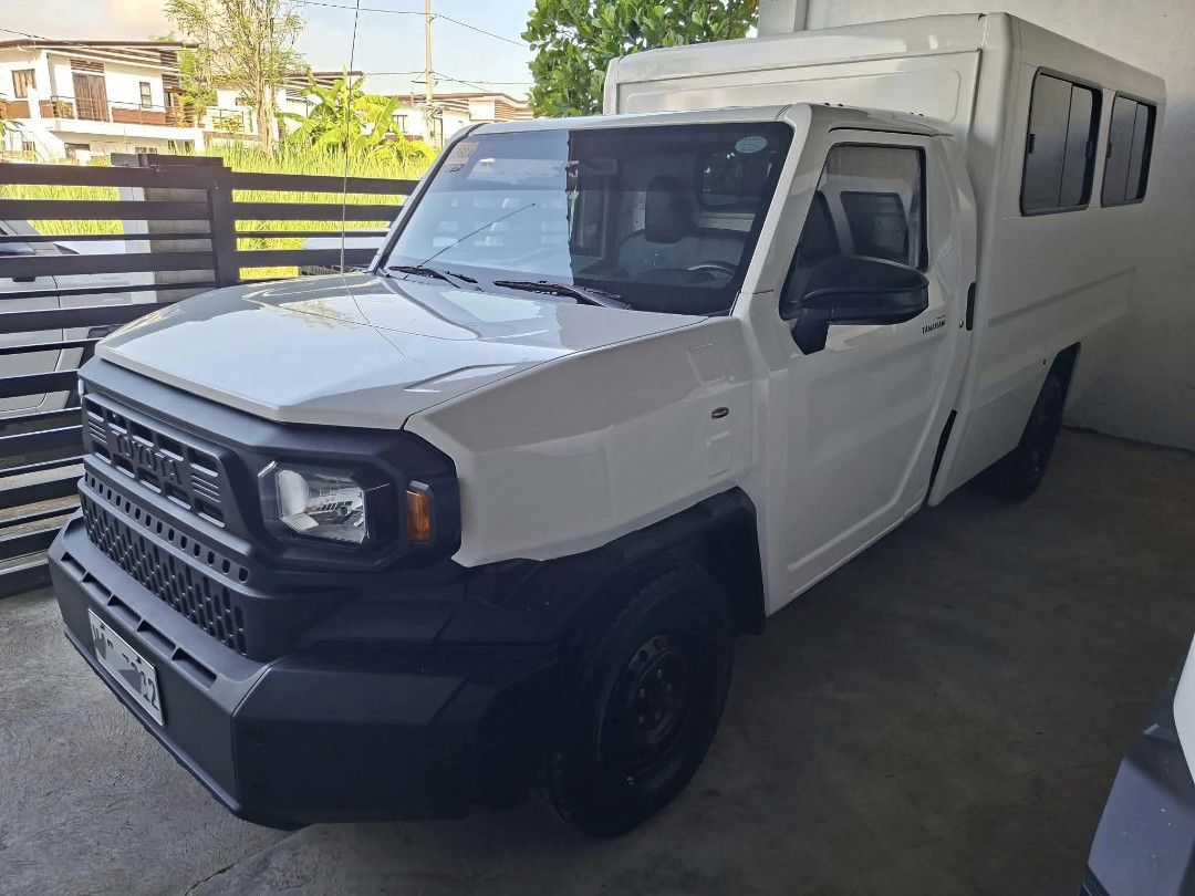 Toyota Tamaraw (Category: Used Cars) located in San Pedro. Submitted by jheck0 (Listing ID 1470349144, Image 2). Description: FOR SALE ‼️ 🛞 2025 Toyota Tamaraw FX Asking Price: ₱788,000 - Fix Details: ✅2025 model ✅7K Mileage ✅ Manual Transmission ✅All original ✅Diesel engine ✅Cold Dual AC ✅Original Paint, 3M Tint ✅OEM Toyota Matting + ✅Customized Rear Matting ✅DVD Stereo ✅Complete original papers ✔️NO ISSUE ✔️FRESH IN & OUT ✔️GOOD CONDITION 📍St