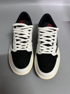 Nike Air Jordan 1 Low Fragment Design x Travis Scott, 男裝, 鞋, 波鞋 - Carousell