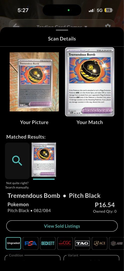 Tremendous Bomb Pokemon Pitch Black Reverse Holo (Category: Raw Singles) located in Quezon City. Submitted by bananak1tchen (Listing ID 1470243742, Image 2). Description: RFS: Decluttering MOP: Bank Transfer MOD: J&T/SDD.