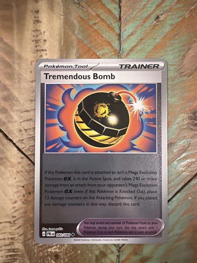 Tremendous Bomb Pokemon Pitch Black Reverse Holo (Category: Raw Singles) located in Quezon City. Submitted by bananak1tchen (Listing ID 1470243742, Image 1). Description: RFS: Decluttering MOP: Bank Transfer MOD: J&T/SDD.