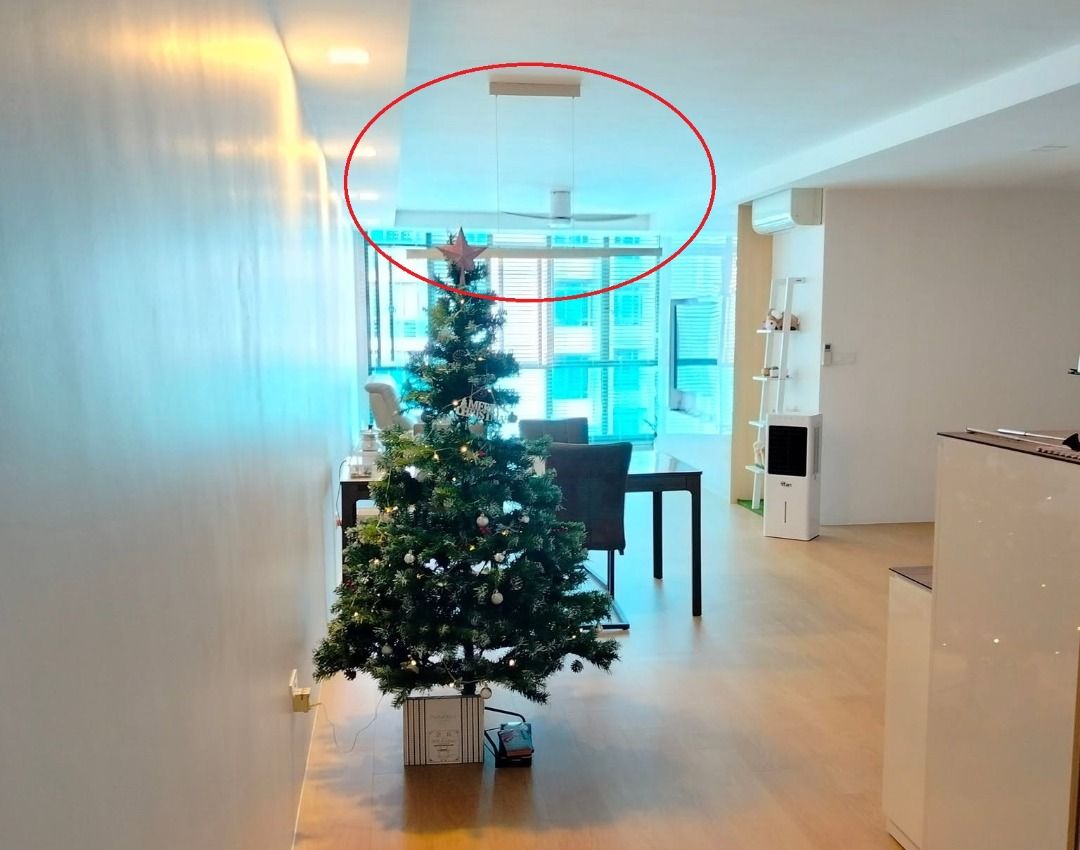 Tri-clour LED Linear Strip Light Fixture with Driver, Furniture & Home ...