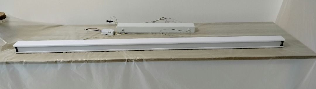 Tri-clour LED Linear Strip Light Fixture with Driver, Furniture & Home ...
