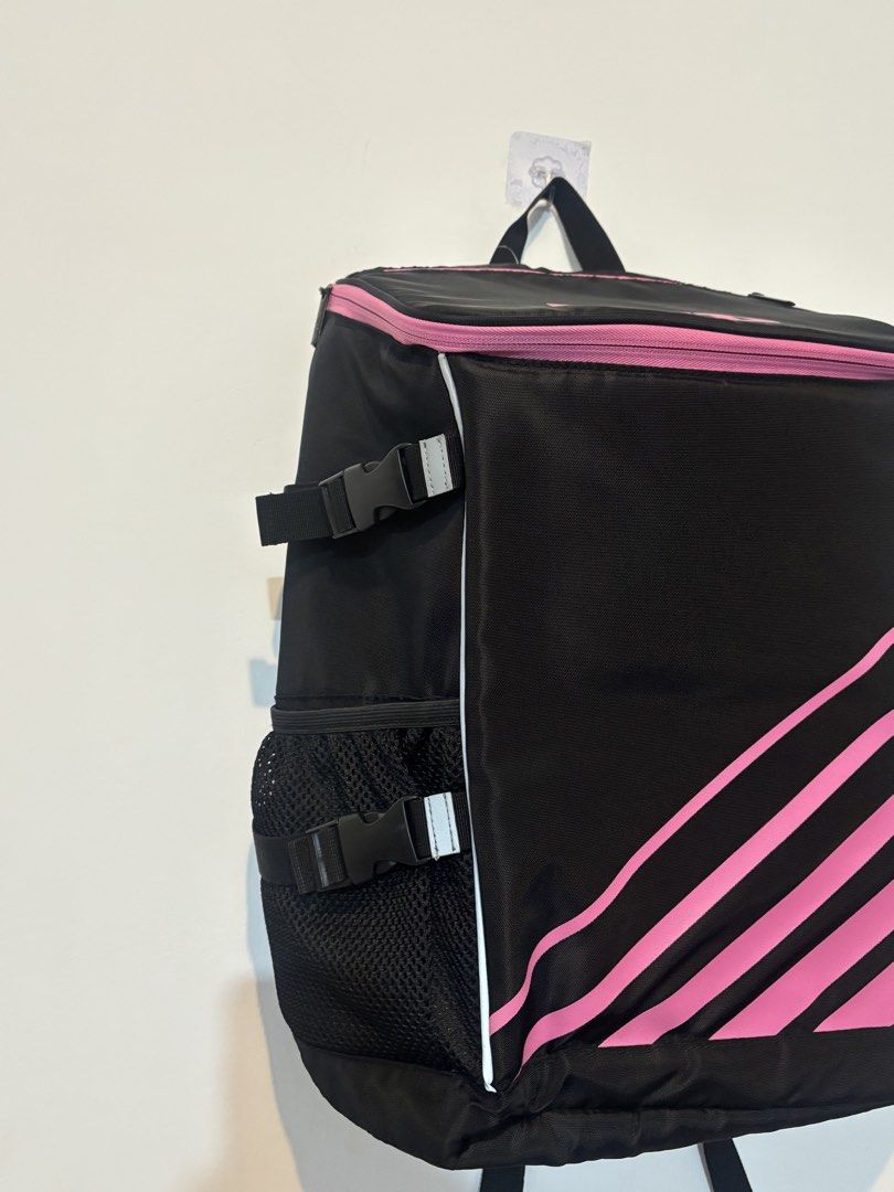 TSP Black and Pink Sports Backpack (Category: Backpacks) located in Bulacan. Submitted by janeeeeelleeeee (Listing ID 1470150938, Image 3). Description: For sale TSP Backpack 🌸 - brandnew from japan - can be sports bag, work bag or school bag - has a laptop compartment - rfs: impulse pasabuy 🤣 ₱1000.