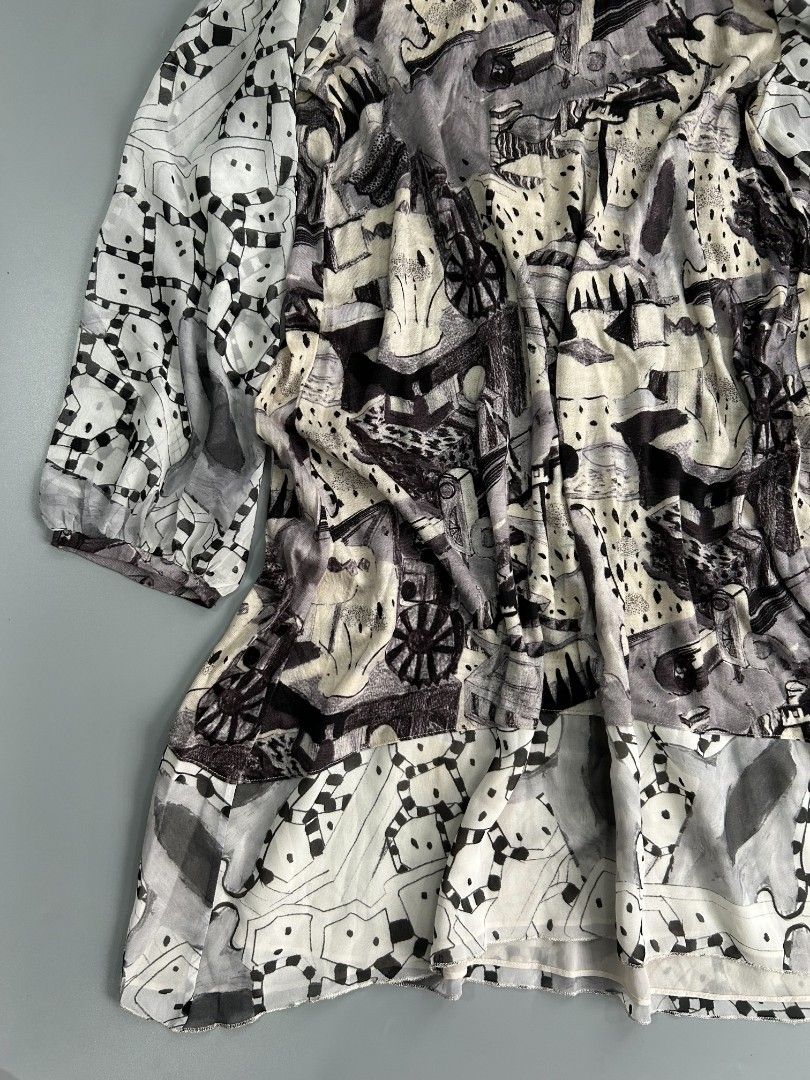 Tsumori chisato dress (Category: Dresses) located in Santa Rosa. Submitted by _ba_mo_si_ (Listing ID 1470144131, Image 3). Description: Size 2 Mesh and silk 20 width 38 length Plus sf Dm.