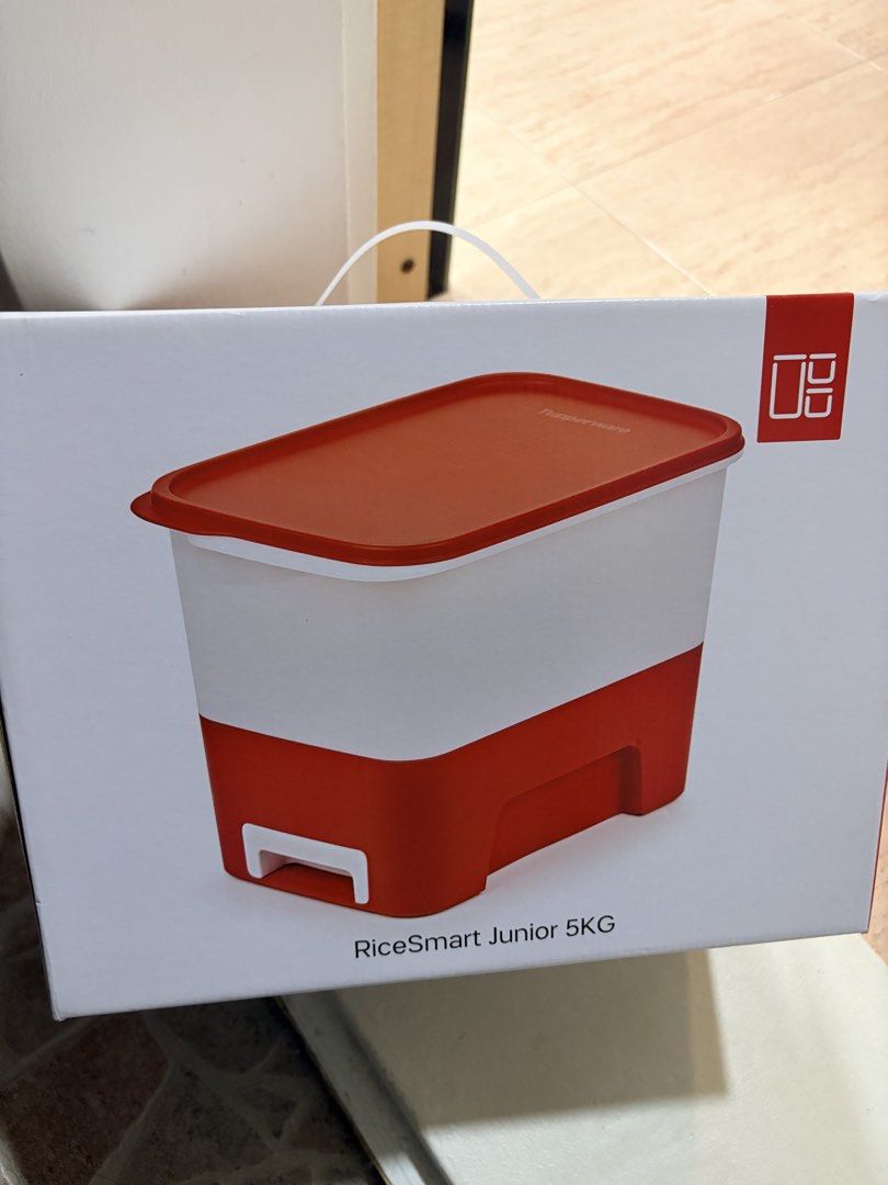 Tupperware RiceSmart Junior 5KG Rice Dispenser, Furniture & Home Living ...