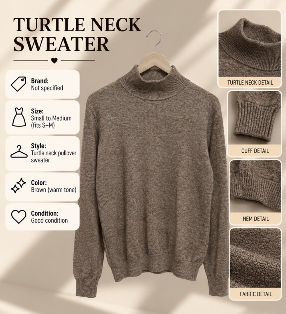 Turtleneck top (Category: Longsleeves) located in Manila. Submitted by niknakabdu11036 (Listing ID 1470188218, Image 1). Description: .