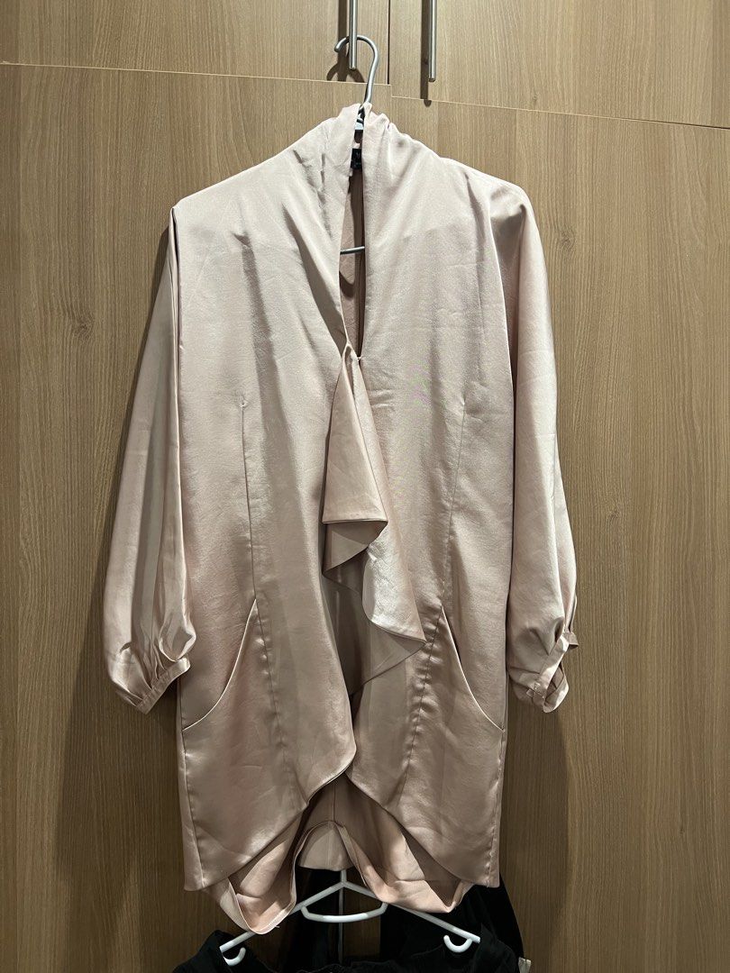Tyler satin top (Category: Others Tops) located in Manila. Submitted by michllov (Listing ID 1470266981, Image 1). Description: Missing 1 button but will not show bec of the style .